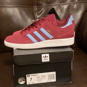 Adidas Busenitz Burgundy/Light Blue